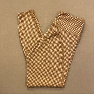 Madewell Checkered High Rise Leggings Never Worn Size Medium